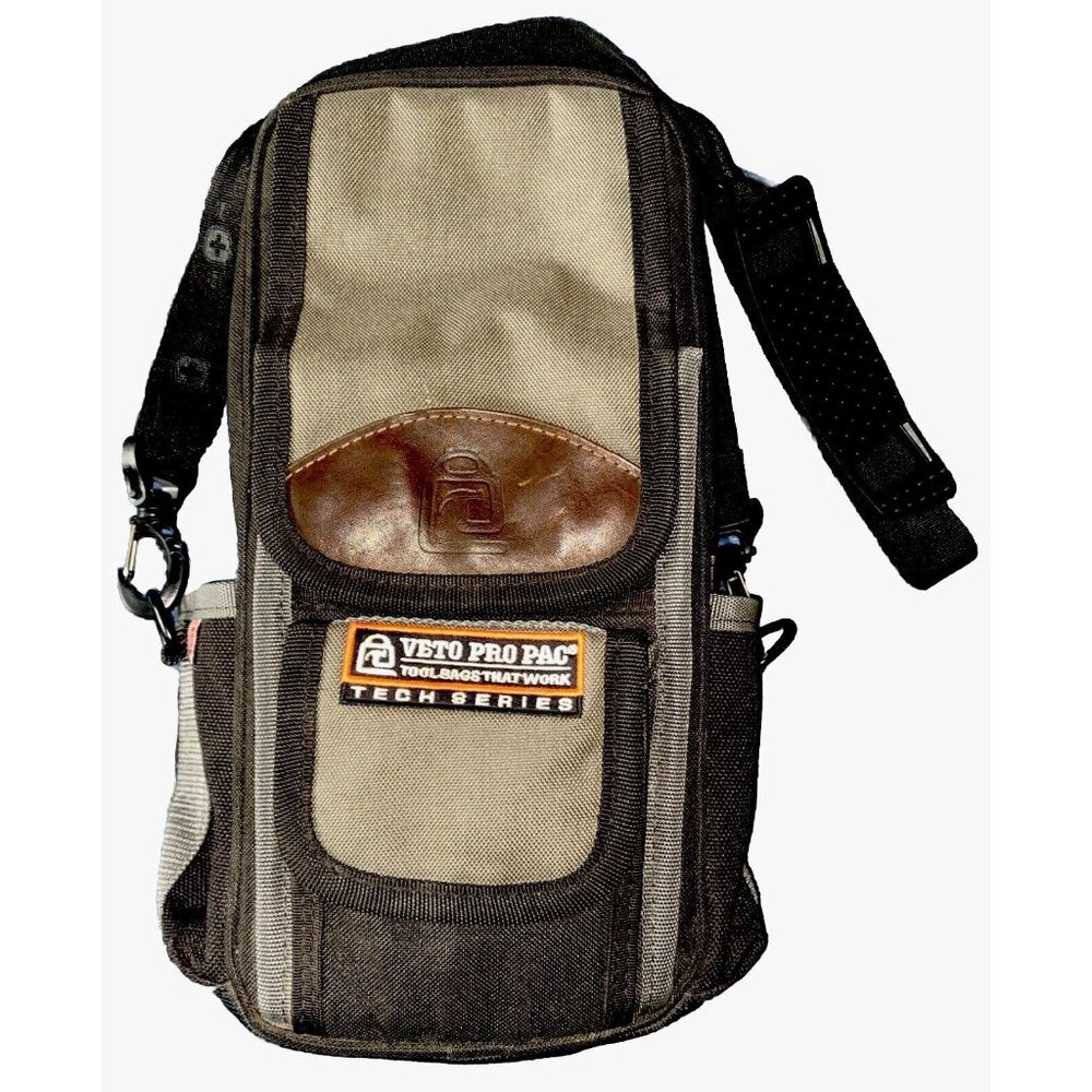 Tech Series Backpack - Black and Brown